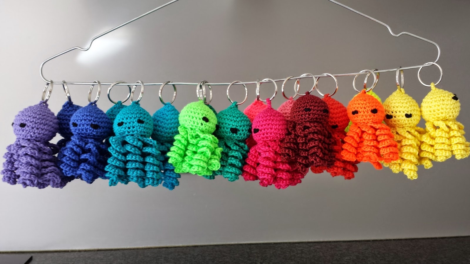 Fonkeling dubbel lijden Crochets4U: Gratis patroon sleutelhanger gehaakt inktvisje