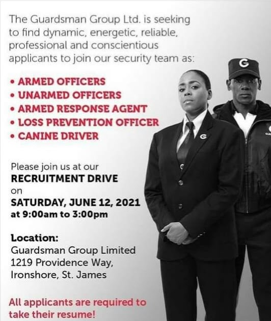 Guardsman Group Recruitment Drive (St. James, Jamaica)
