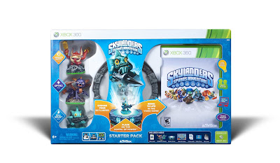 This is a Skylanders Starter Kit, featuring heroes and the stand