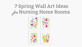 decorate nursing home spring art