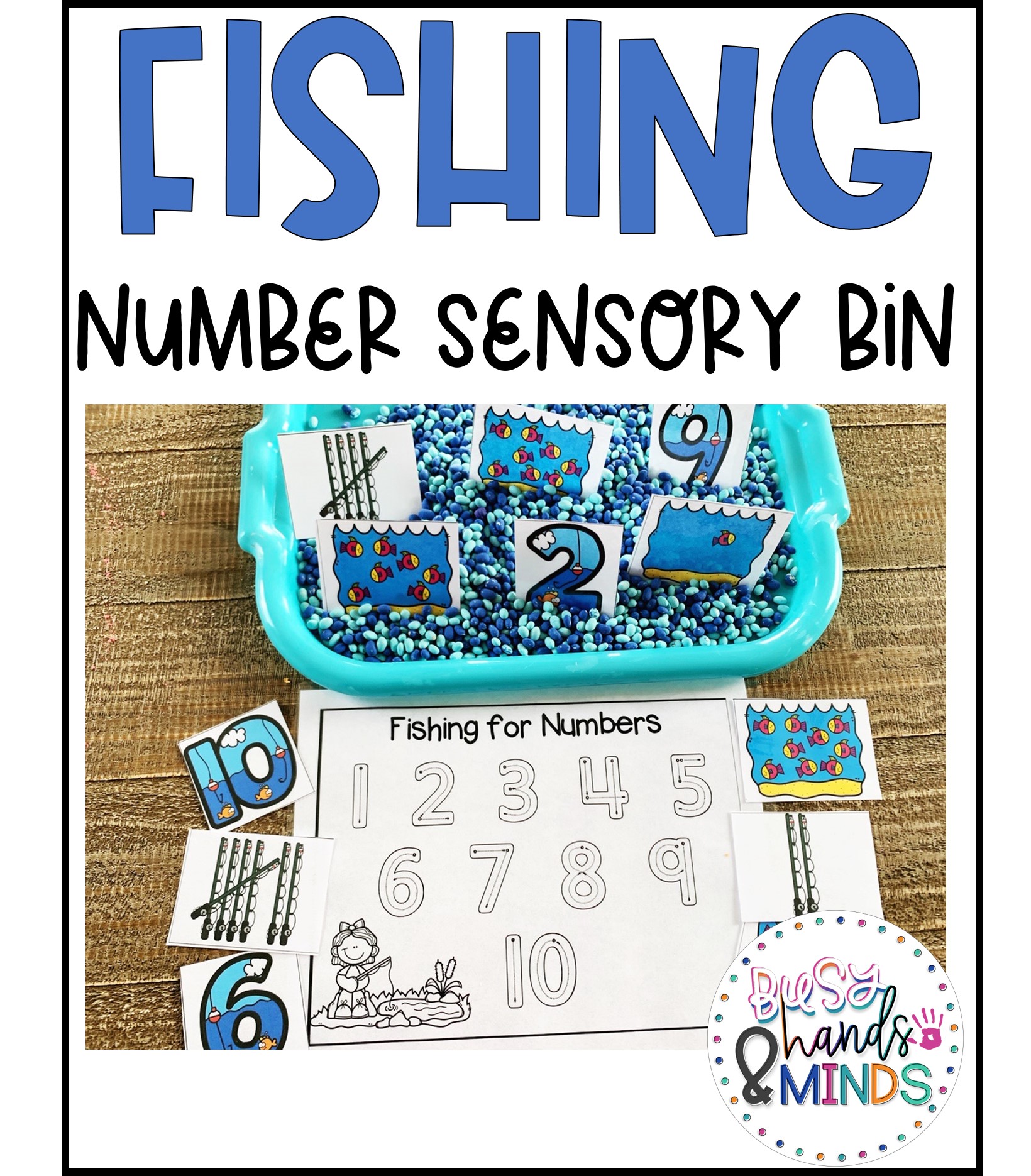 Number Sensory Bins Busy Hands and Minds