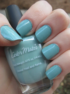 Pretties and Pearls: NOTD: ColorMates Nail Polish in Little Blue Box