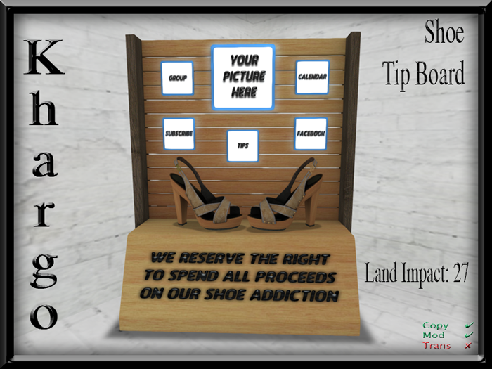 Khargo Tip Jars and Boards New Year, New Tip Boards!