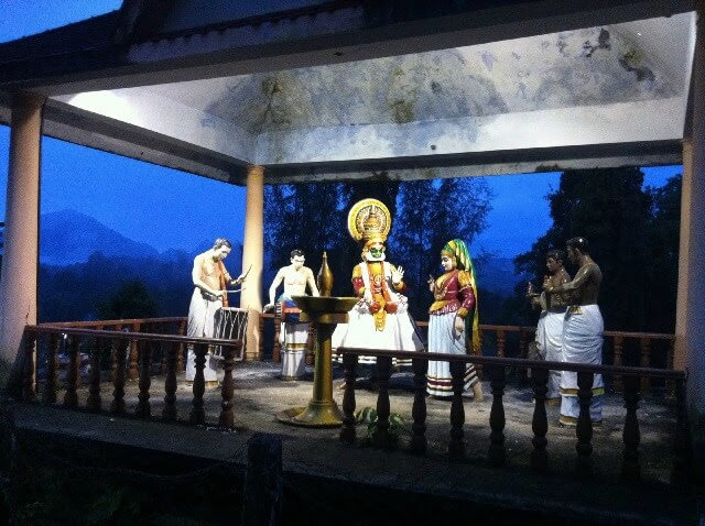 Traditional temple near the ashram