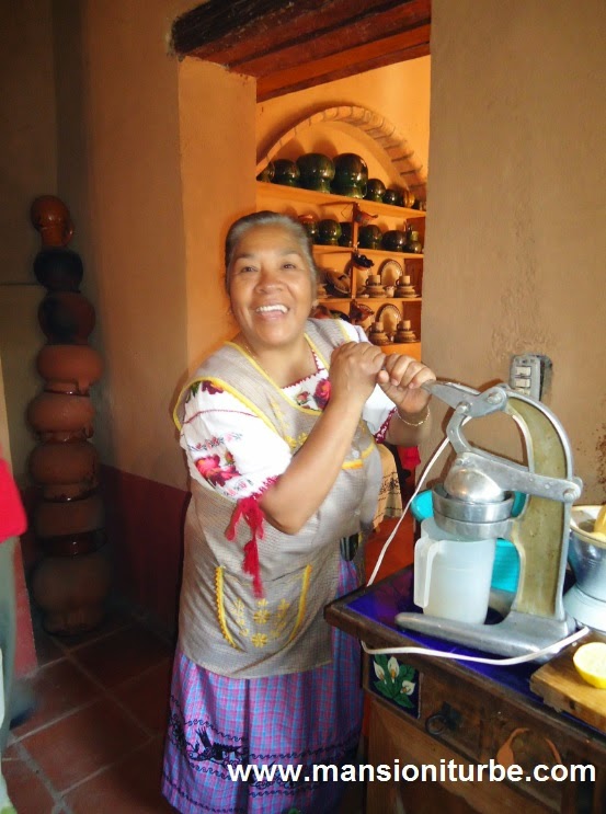 In Santa Fe de la Laguna tourist are welcomed by community