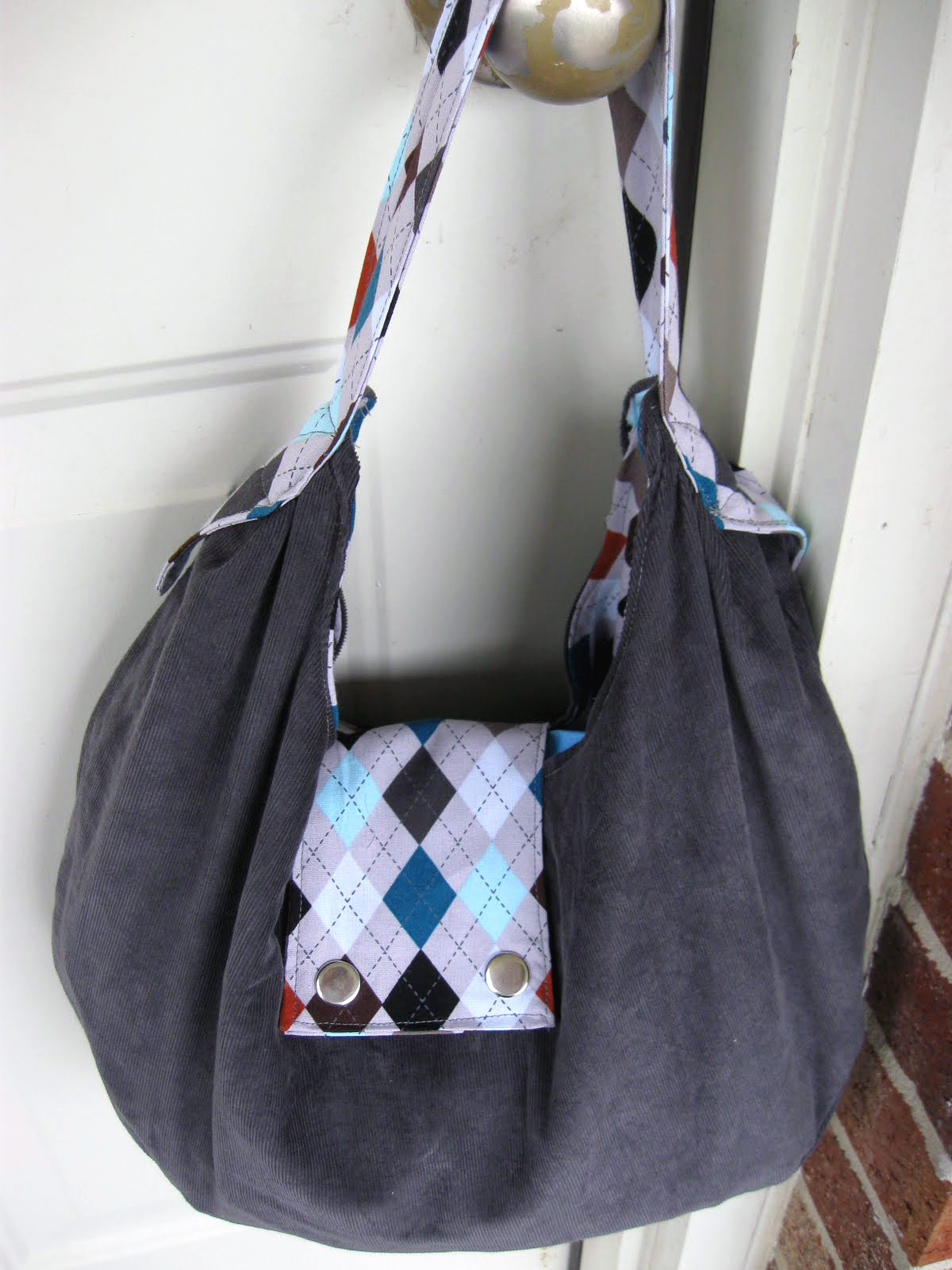 Easy Sew Slouchy Tote Bag With Free Pattern