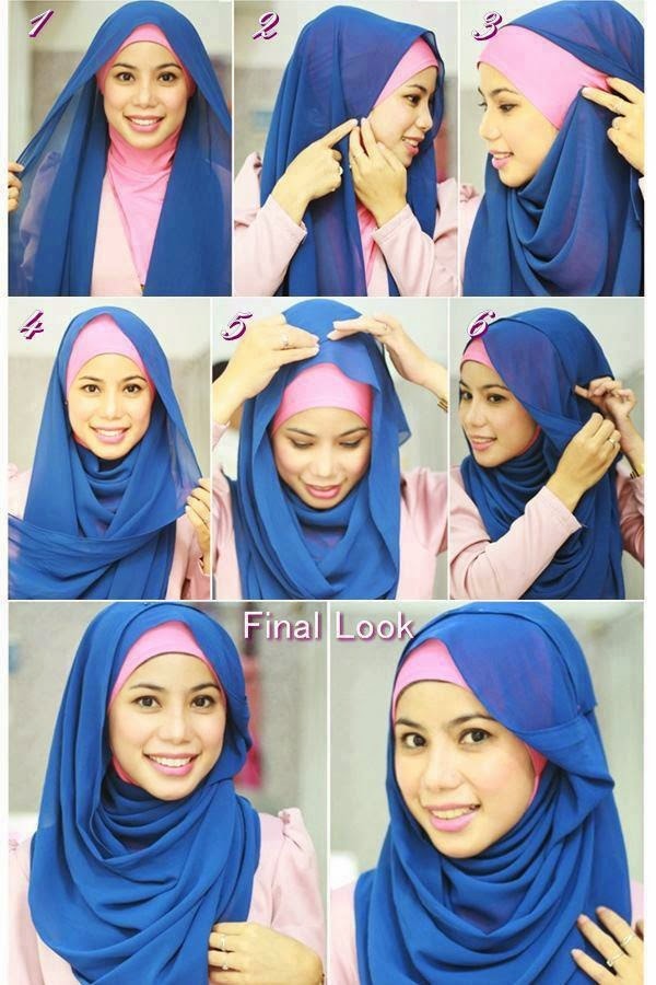 Tutorial Hijab Pashmina Modern Cara Memakai Jilbab Tutorial Hijab