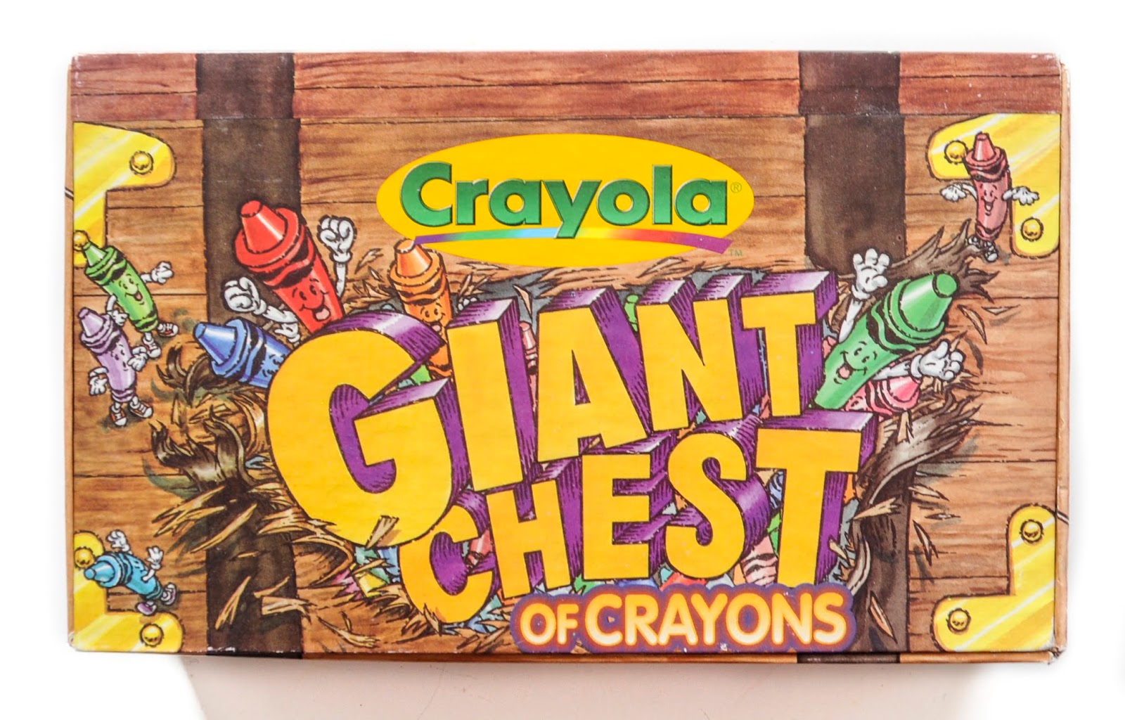 Giant Chest of Crayons: What's Inside the Box with Torch Red