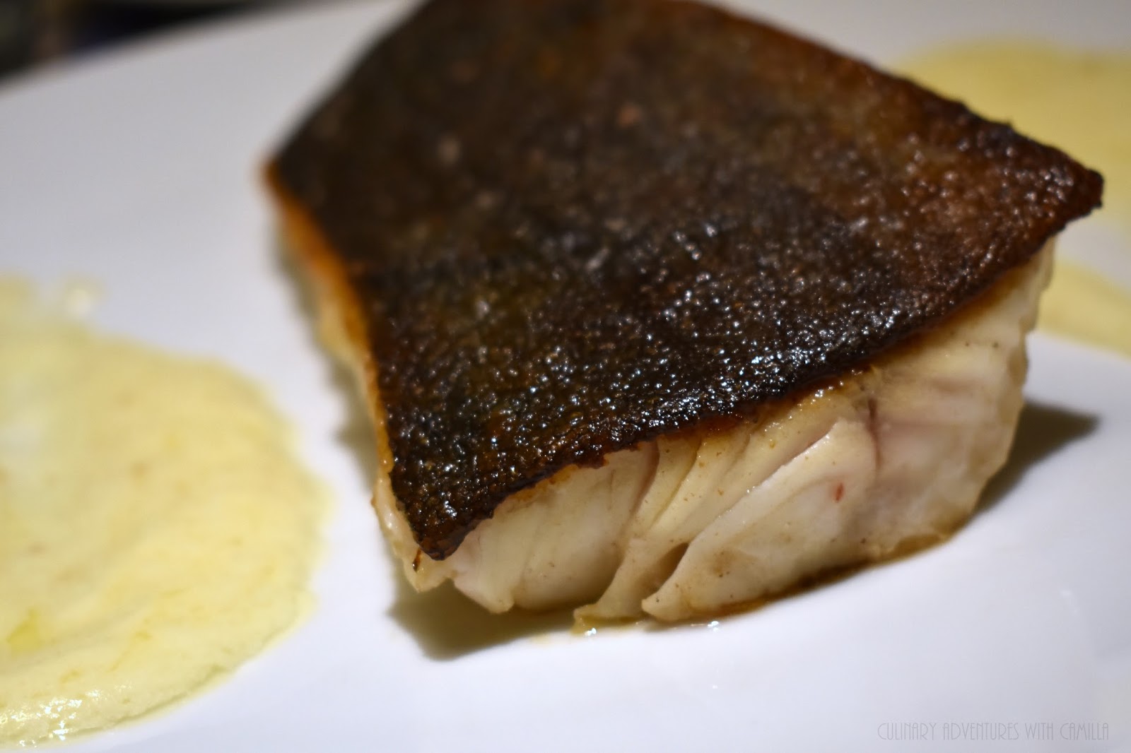 PanSeared Black Cod with LimeGinger Beurre Blanc