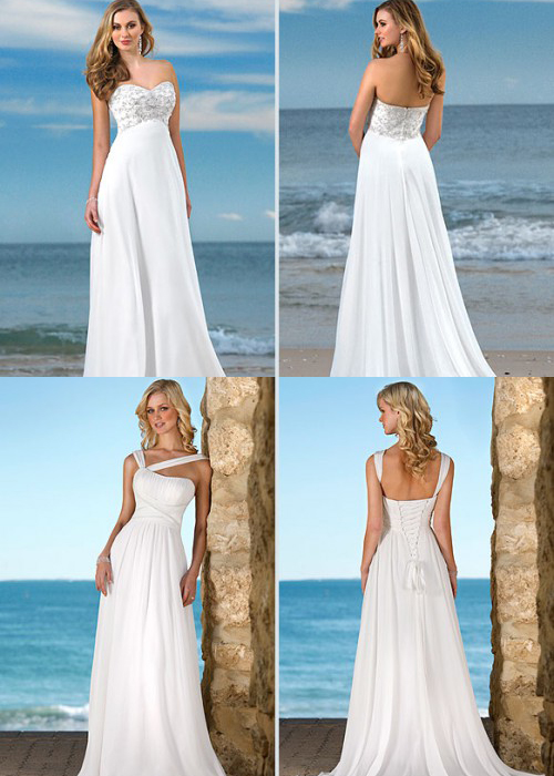 Dream Wedding Place: Beach Wedding Dresses Styles