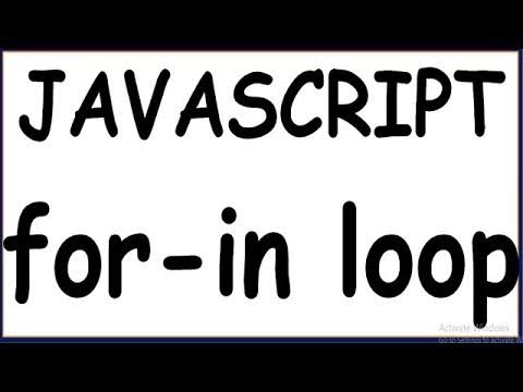How to implement JavaScript for...in loop with examples ...