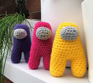 PATRON GRATIS AMONG US AMIGURUMI 41329