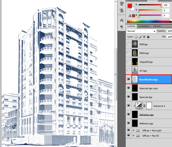 v ray photoshop v ray photoshop