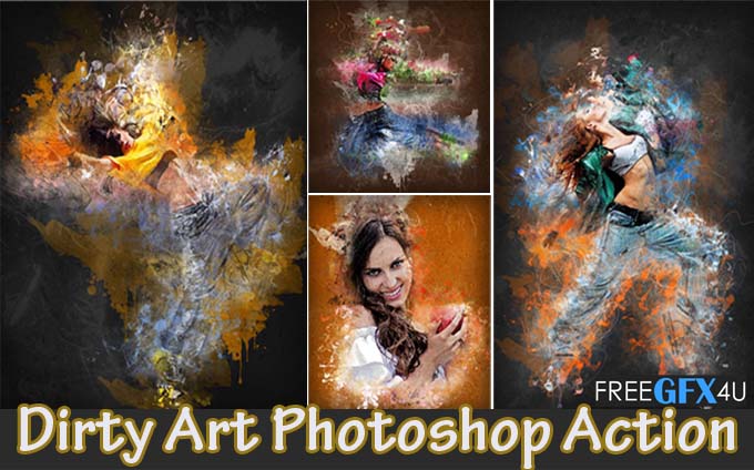 Dirty Art Photoshop Action