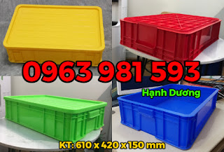 Hộp nhựa cơ khí HS007, thùng nhựa đặc cao 15cm