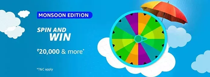 Amazon Monsoon Edition Spin and Win