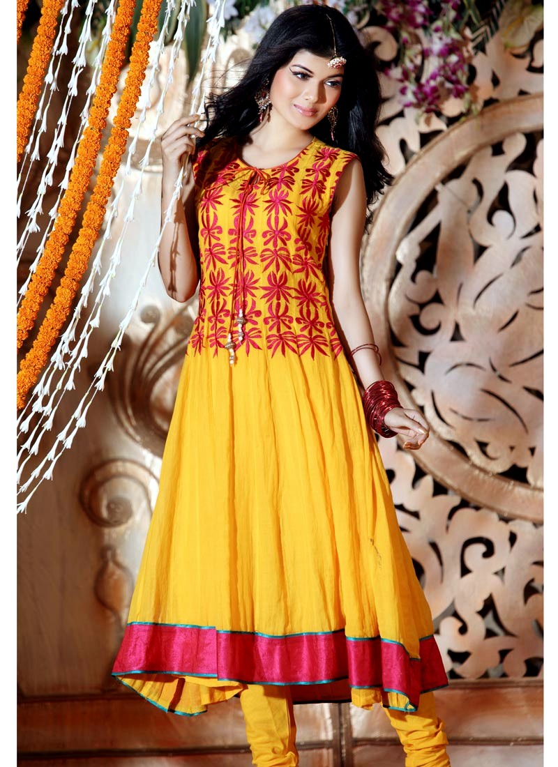 Anarkali Churidaar Dresses | Indian Anarkali Style Dresses | 2012 ...