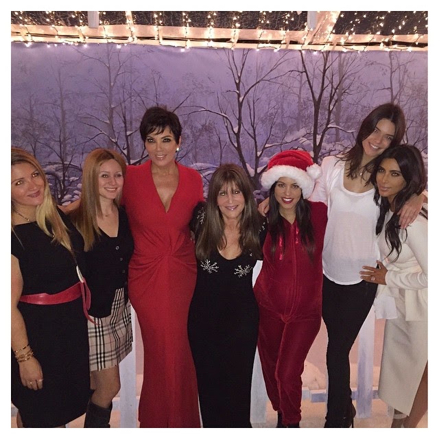Kim Kardashian Shares Photos From The Kardashians Christmas Party