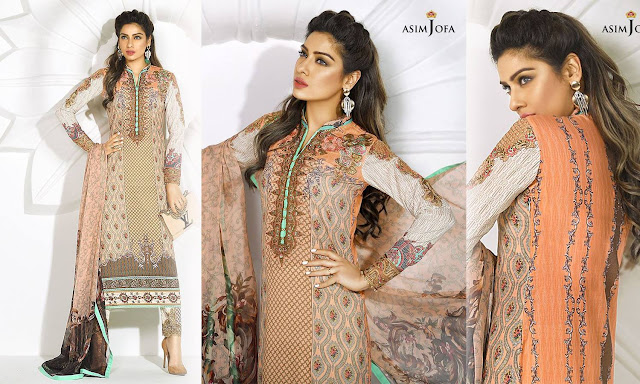 New Latest Luxuries with FULL Embroidery By Asim Jofa www.igvv.blogspot.com