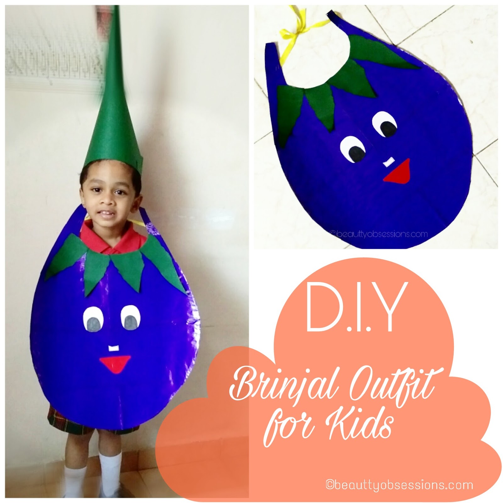 How To Make Brinjal With Chart Paper