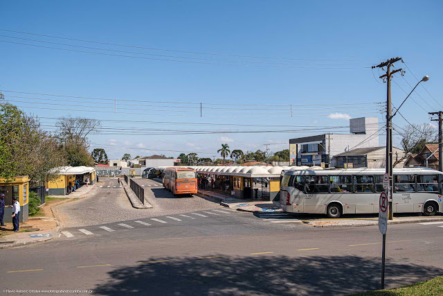 Terminal de ônibus urbano na Barreinha, Curitiba