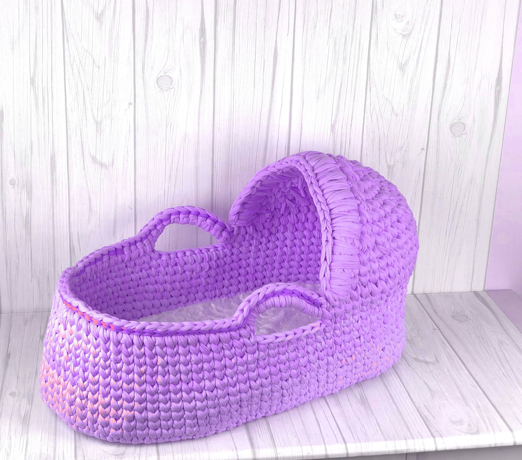 Crochet and Knitting How to crochet Moses Basket Sets pattern