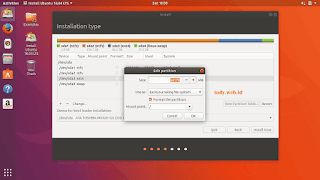 Belajar Ubuntu Pemula - Tutorial Cara Install Dual Boot Ubuntu Dan Microsoft Windows