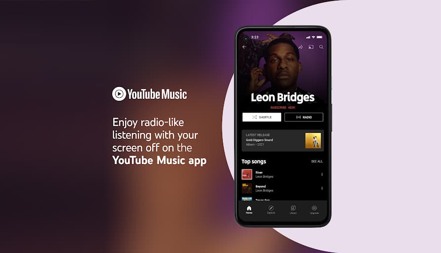 YouTube Music com música em background gratuita - mas por agora só no
