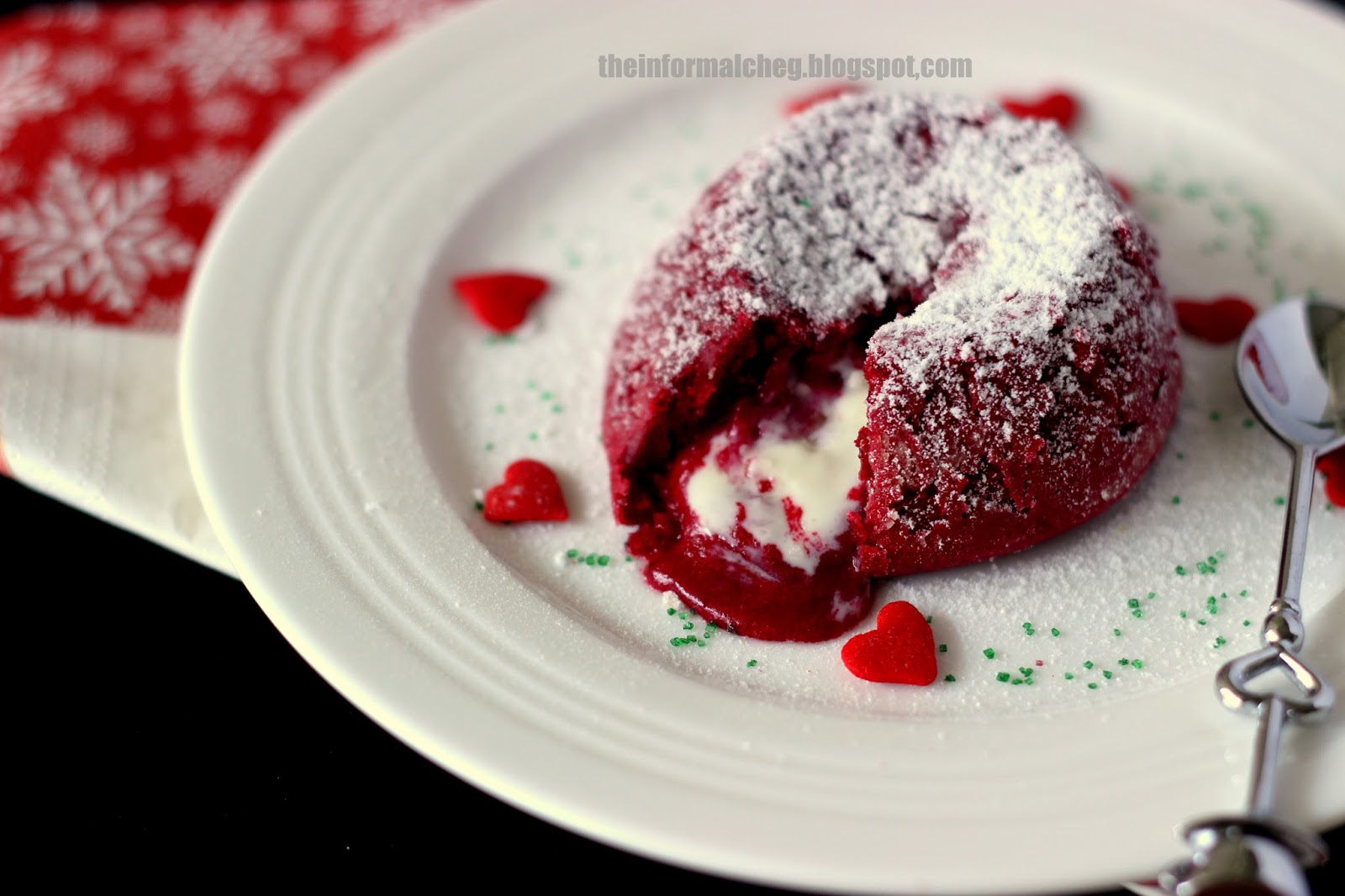 The Informal Chef Red Velvet Molten Lava Cake 心太软