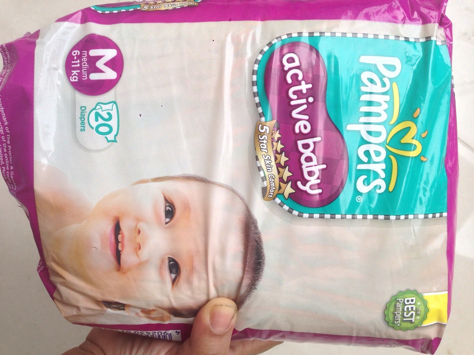pampers active baby diapers medium