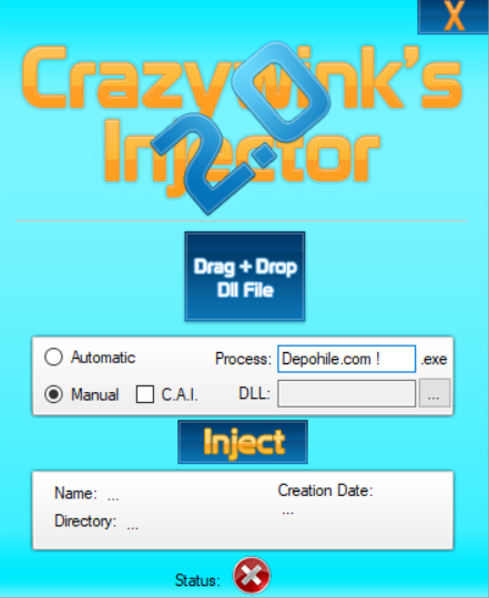 CrazyWinks DLL Injector Programı v2 İndir Bansız Her Oyun