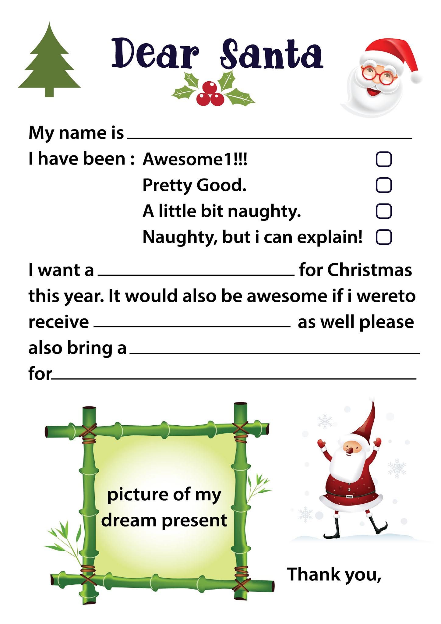Christmas letter templates / 15+ free printable Christmas wishes letter