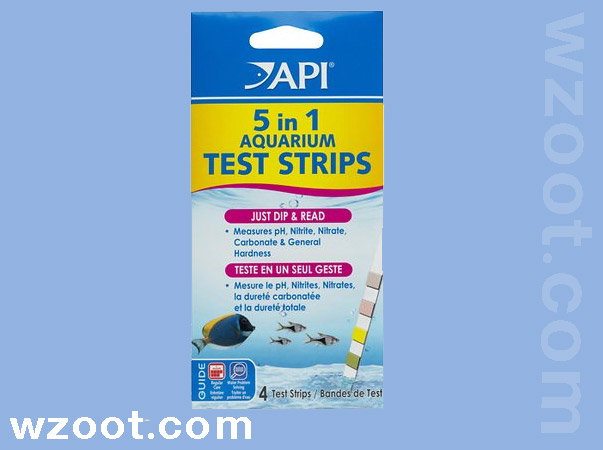 API 5 in 1 Freshwater & Saltwater Aquarium Test Strips