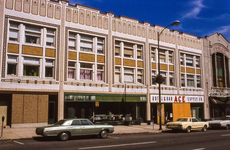 The Architecture of Old Allentown, Pennsylvania in 1978 Through