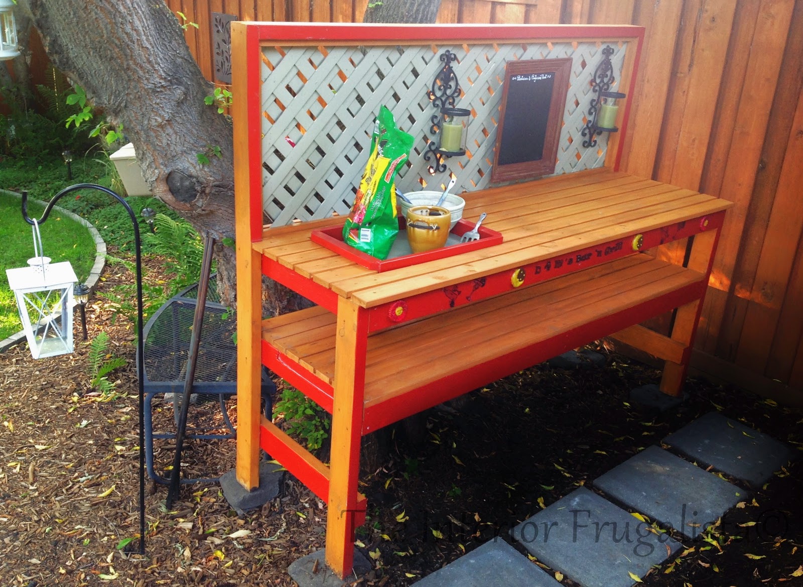 DIY Potting Bench and Outdoor Bar | The Interior Frugalista: DIY ...