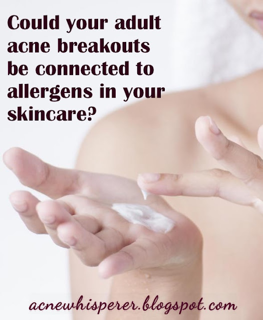 Could your adult acne breakouts be connected to allergens in your skincare?