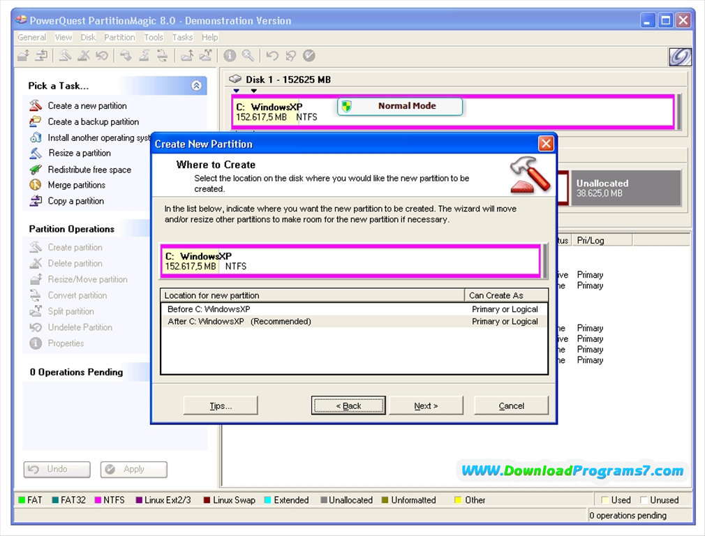 تحميل برنامج تقسيم الهارد Partition Magic Download برامج مجانية لك