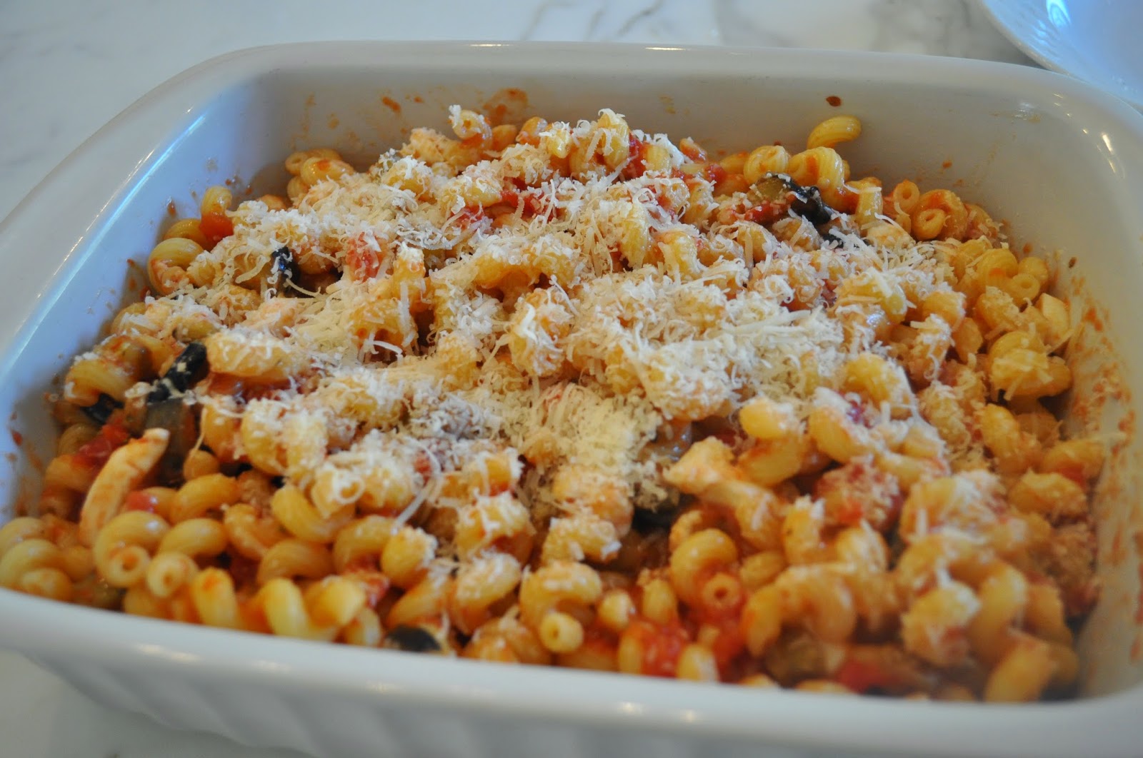 Cooking with Manuela OvenBaked Pasta with Eggplants and Mozzarella