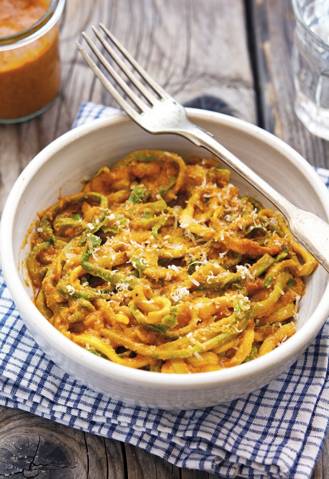 The Iron You SunDried Tomato Pesto Zoodles