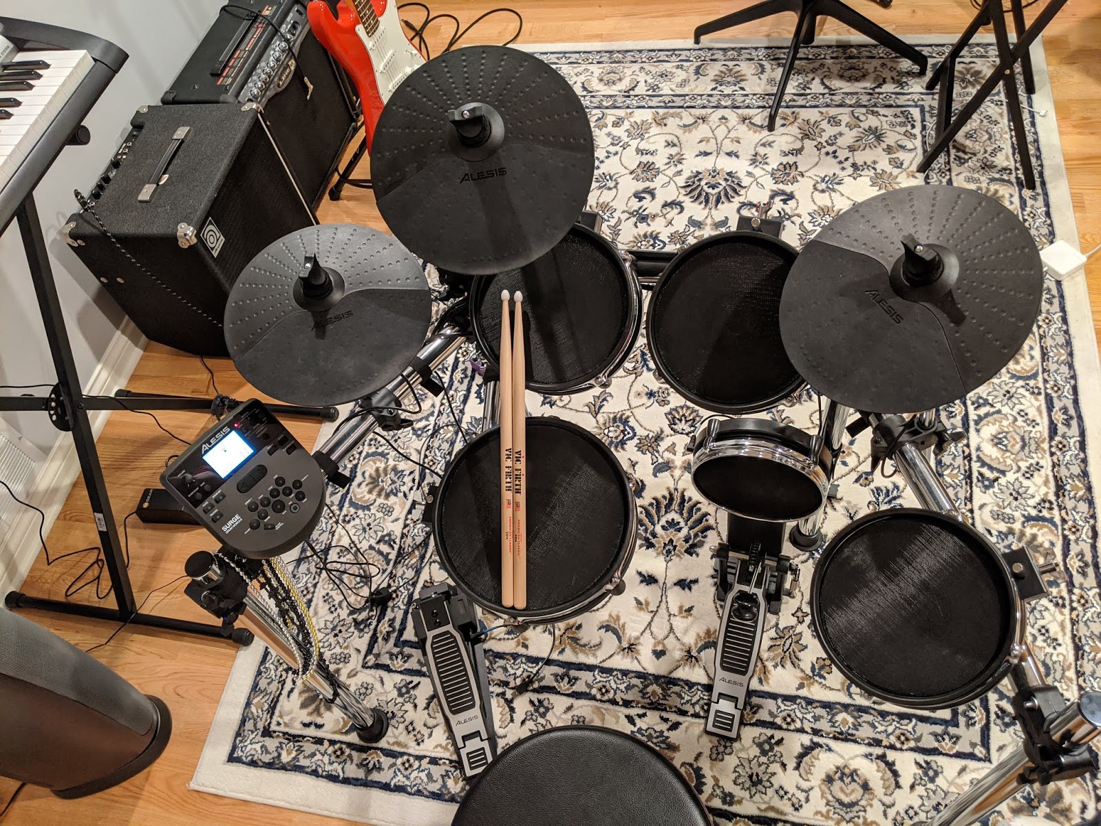 Electronic Drums with Clone Hero