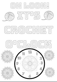 Free Printable Coloring Page Crochet
