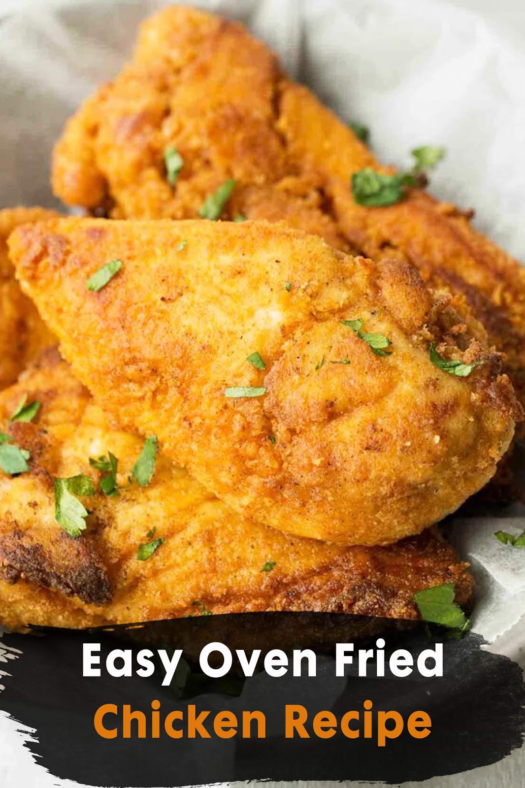 Easy Oven Fried Chicken Recipe - 3 SECONDS