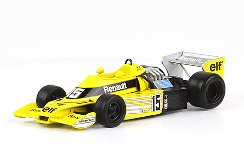 Renault RS01 1977 Jean-Pierre Jabouille 1:43 Formula 1 auto collection panini
