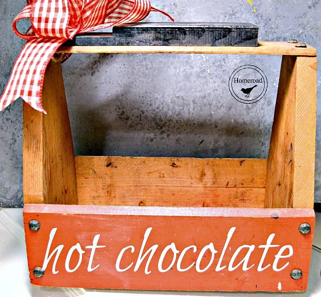 DIY Portable hot cocoa tote