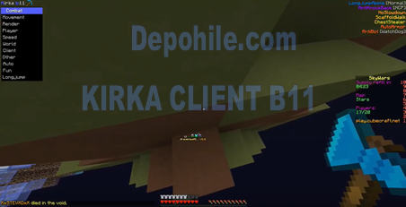 Minecraft Kirka B11 Client Hilesi İndir Süper Özellikler (Skywars)