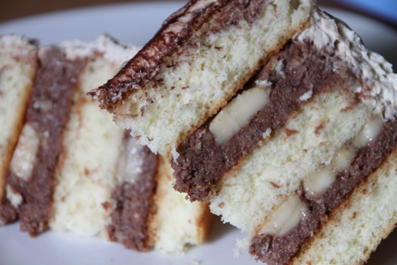 Glück gehabt: Bananen Nuss Kuchen Überraschung