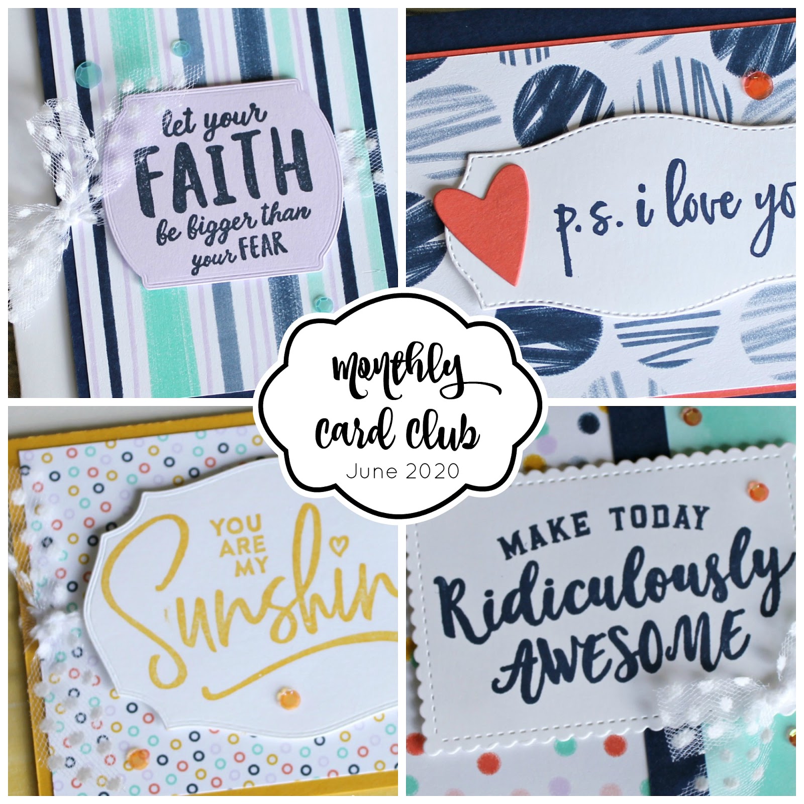 Naptime is Stamptime June Card Club Sneak Peek