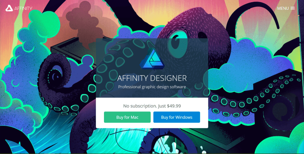 Affinity Screenshoot Review ulasan lengkap Affinity Designer - Affinity Screenshoot Harga