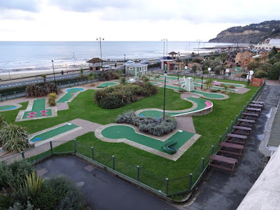 Shanklin Seafront Crazy Golf course on the Isle of Wight