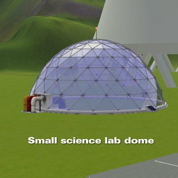 Simming in Magnificent Style Small science lab dome